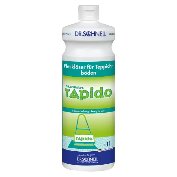 Dr.Schnell RAPIDO Flecklöser für Teppichböden 1 l Flasche
