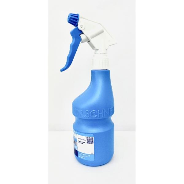 Dr.Schnell Handsprüher UNIMAGIC Leerflasche blau mit Label 600 ml Flasche