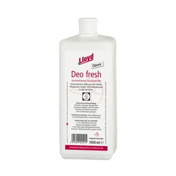 Lloyd Deo fresh classic hochwirksamer Geruchsbinder 1 l Flasche