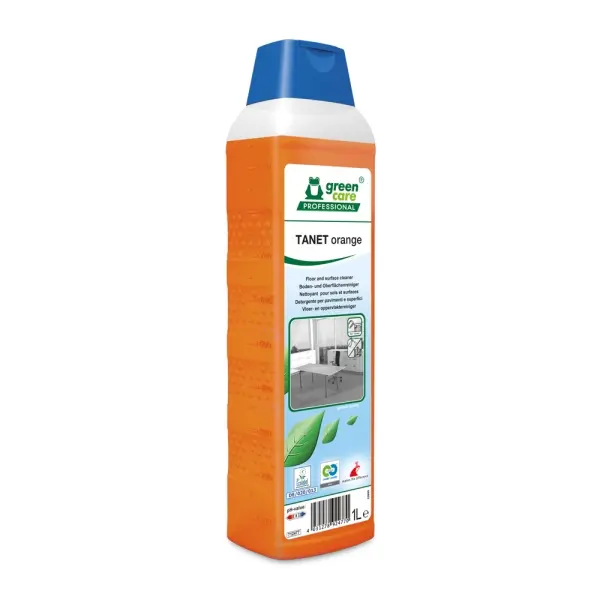 TANA TANET orange Fußboden- und Oberflächenreiniger 1 l Flasche