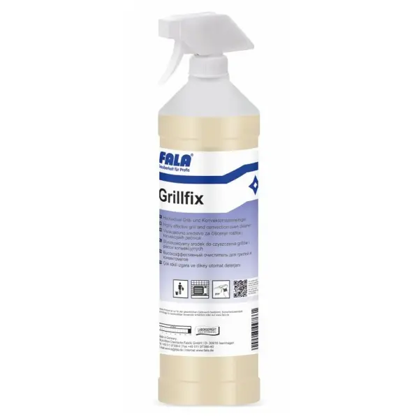 FALA Grillfix Hochaktiver Grill- und Konvektomatenreiniger 1 l Flasche