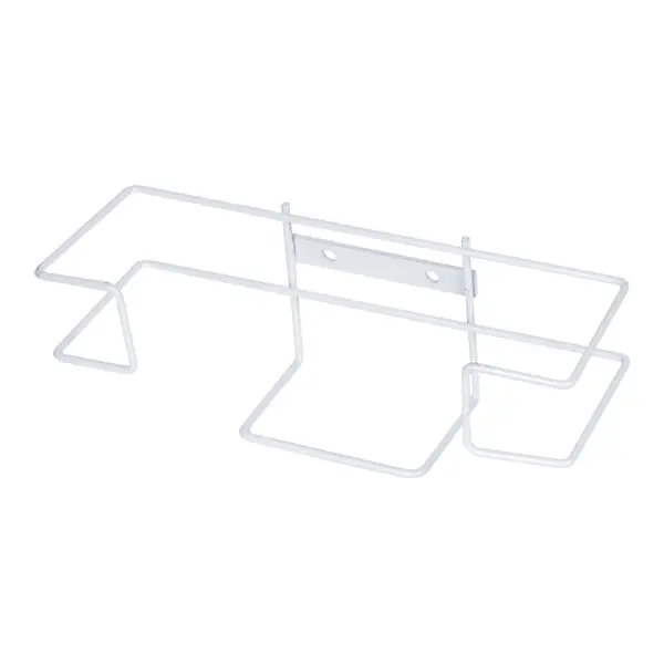 Handschuhbox- Halterung weiß aus Draht 26 x 9,5 cm 