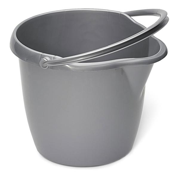 Bild 0 Putzeimer mit Ausguss grau
