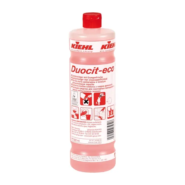 KIEHL Duocit-eco Sanitärreiniger mit Orangenfrische 1 l Flasche