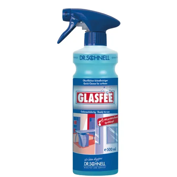 Dr.Schnell GLASFEE Glasreiniger mit Sprühpumpe 500 ml Flasche