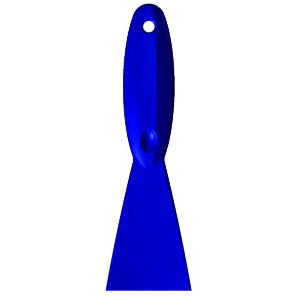 Haug Spachtel 75 mm breit, 25 cm lang blau