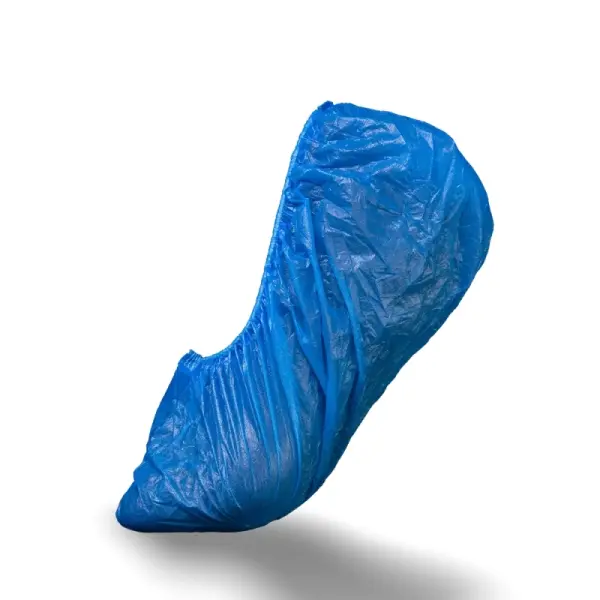 Med-Comfort Einmal-Überziehschuhe PE 15 x 42 cm blau 1 Pack = 100 Stück