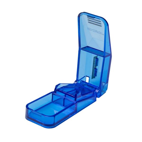 MED-COMFORT Tablettenteiler blau