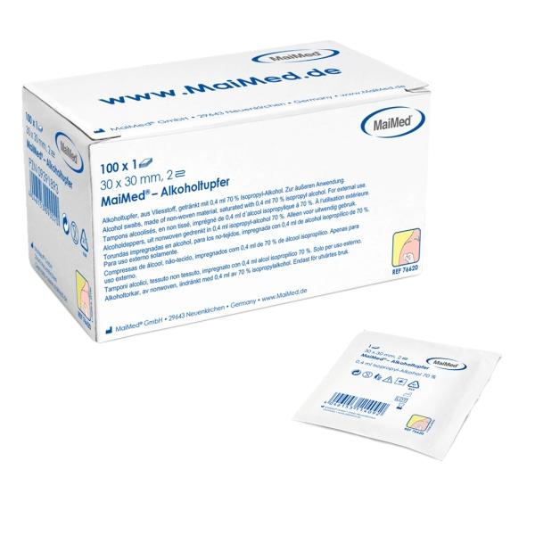 Bild 0 MaiMed Alkoholtupfer einzeln verpackt