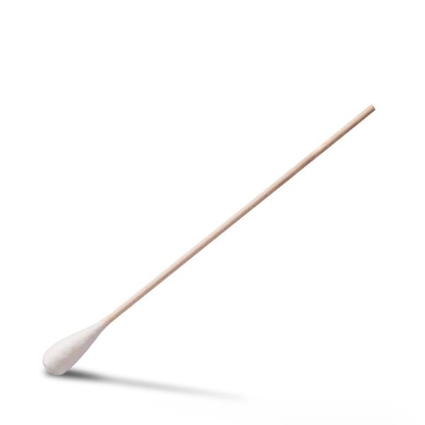 Top-Comfort Wattestäbchen 15 cm großer Wattekopf mit Holzstiel 1 Beutel = 50 Stück