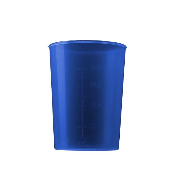 AMPri Schnabelbecher-Unterteil 250 ml, blau,  1 Karton = 250 Stück