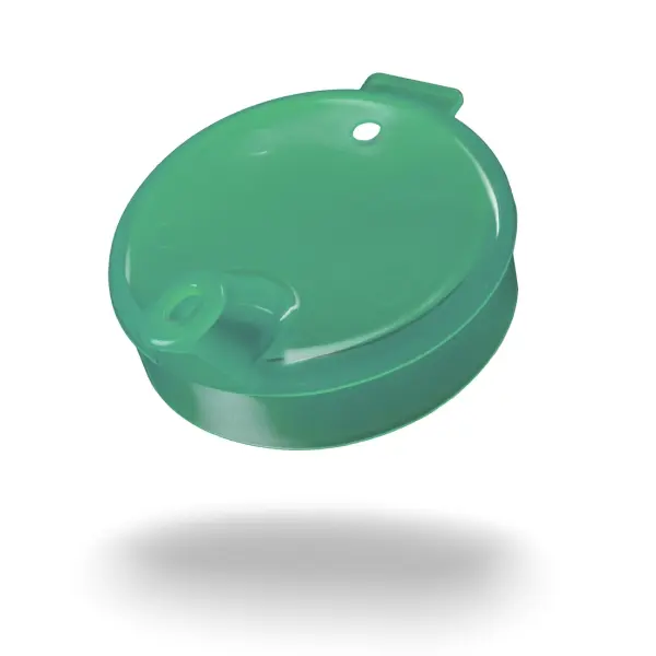 AMPri Schnabelbecher-Oberteil mittlere Öffnung 8 x 4 mm, grün,  1 Karton = 250 Stück