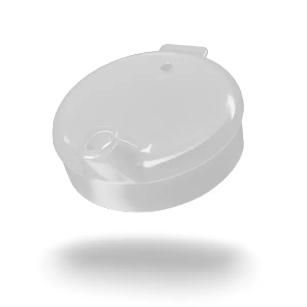 AMPri Schnabelbecher-Oberteil große Öffnung 12 x 10 mm, transparent,  1 Karton = 250 Stück