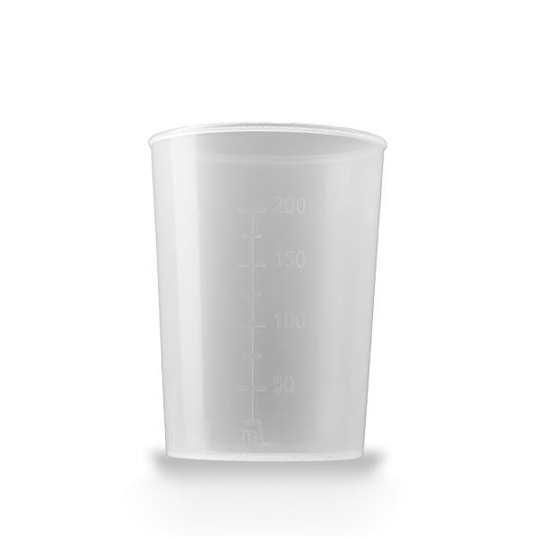 AMPri Schnabelbecher-Unterteil 250 ml, transparent,  1 Karton = 250 Stück