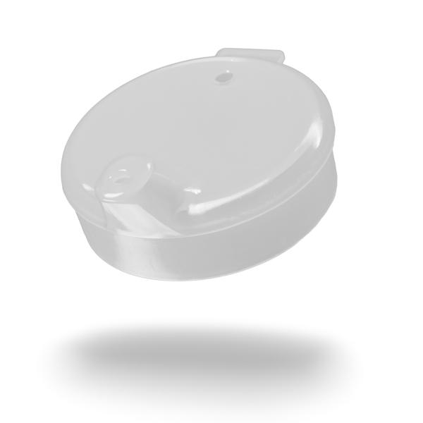 AMPri Schnabelbecher-Oberteil kleine Öffnung 4 x 4 mm, transparent,  1 Karton = 250 Stück