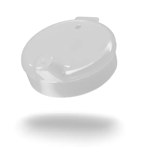 AMPri Schnabelbecher-Oberteil kleine Öffnung 4 x 4 mm, transparent,  1 Karton = 250 Stück