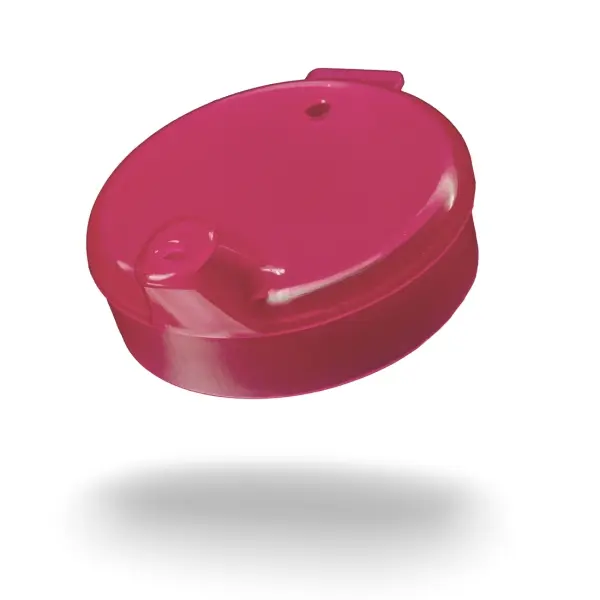 AMPri Schnabelbecher-Oberteil kleine Öffnung 4 x 4 mm, rot,  1 Karton = 250 Stück