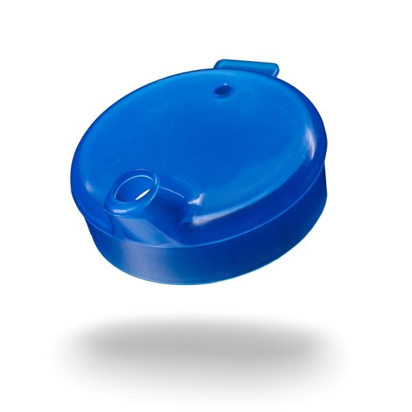 AMPri Schnabelbecher-Oberteil große Öffnung 12 x 10 mm, blau,  1 Karton = 250 Stück