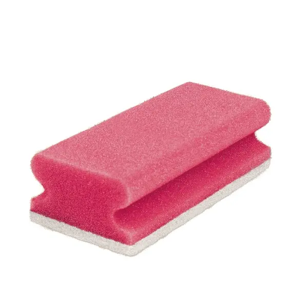 Sito Padschwamm Vlies mit Griff 150 x 70 x 45 mm, rot / weiß 1 Pack = 10 Stück