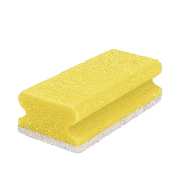 Sito Padschwamm Vlies mit Griff 150 x 70 x 45 mm, gelb / weiß 1 Pack = 10 Stück