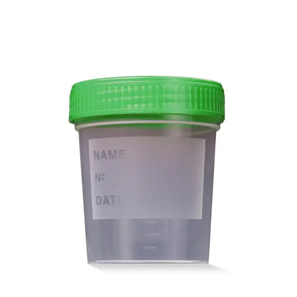 AMPri Urinbecher mit Schraubeckel 100 ml unsteril, grün 1 Karton = 500 Stück