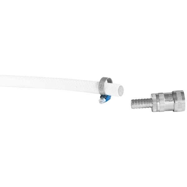 Bild 2 Kupplung mit Schlauchnippel und Absperrventil 1/2" (Q)