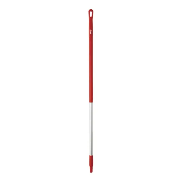Vikan Aluminiumstiel 131 cm ergonomisch rot