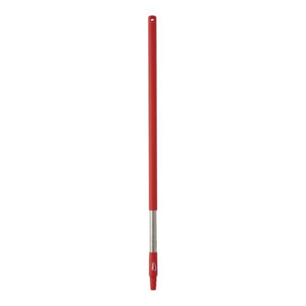 Vikan Edelstahlstiel 1,025 m ergonomisch d=31 mm rot