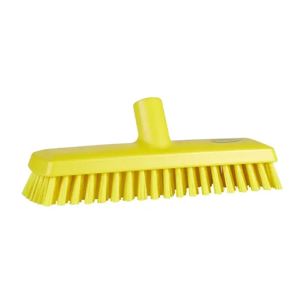 Vikan Schrubber 27 cm medium, mit Wasserdurchlauf gelb