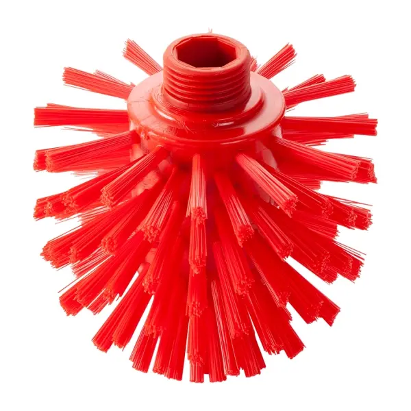 Haug Wolfbürste ohne Stiel ungeschlitzt 135 x Ø120 mm rot