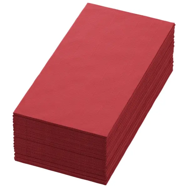 Duni Dunisoft-Servietten 40 x 40 cm, 1/4 Falz, bordeaux 1 Karton = 12 x 60 Stück