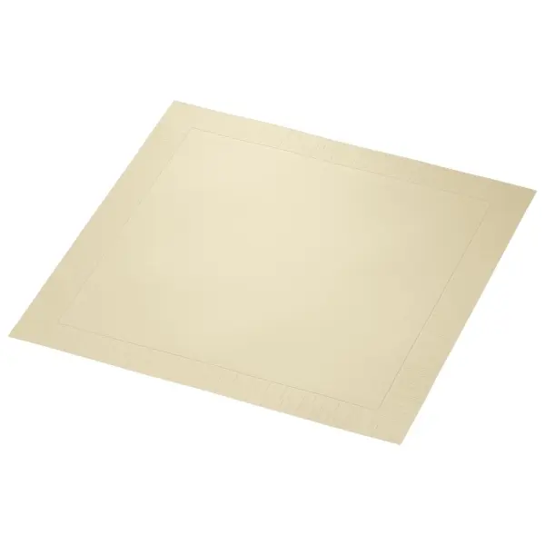 Duni Zelltuch Serviette Klassik 4-lagig, 40 x 40 cm, 1/4 Falz, cream 1 Karton = 6 x 50 Stück