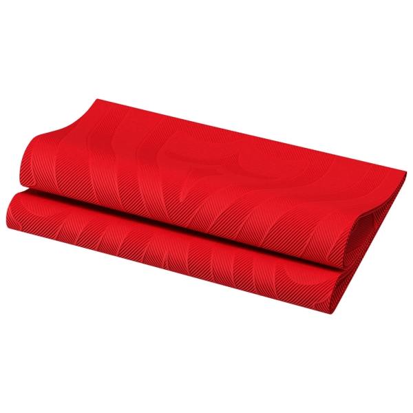 Duni Elegance-Servietten 40 x 40 cm, Lily rot 1 Karton = 6 x 40 Stück