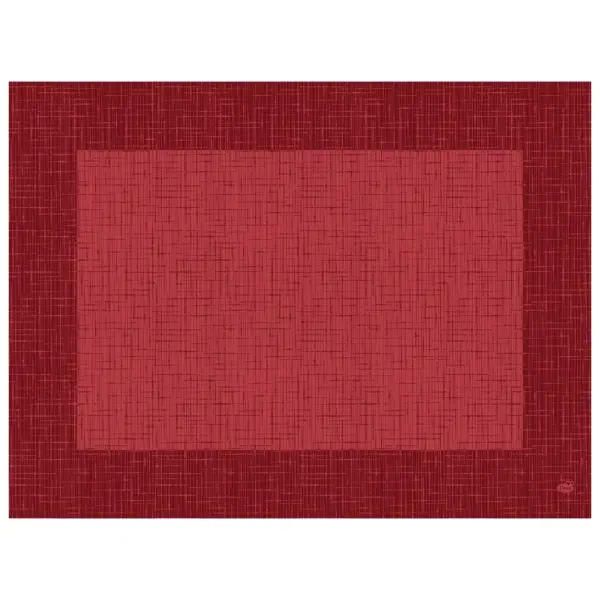Duni Dunicel Tischsets 30 x 40 cm, Linnea bordeaux 1 Karton = 5 x 100 Stück