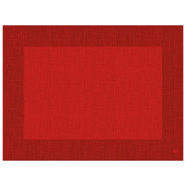 Duni Dunicel Tischsets 30 x 40 cm, Linnea rot 1 Karton = 5 x 100 Stück