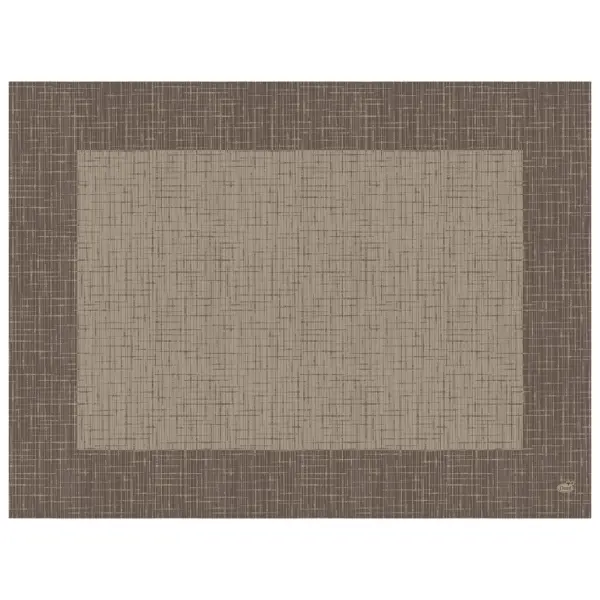 Duni Dunicel Tischsets 30 x 40 cm, Linnea greige 1 Karton = 5 x 100 Stück