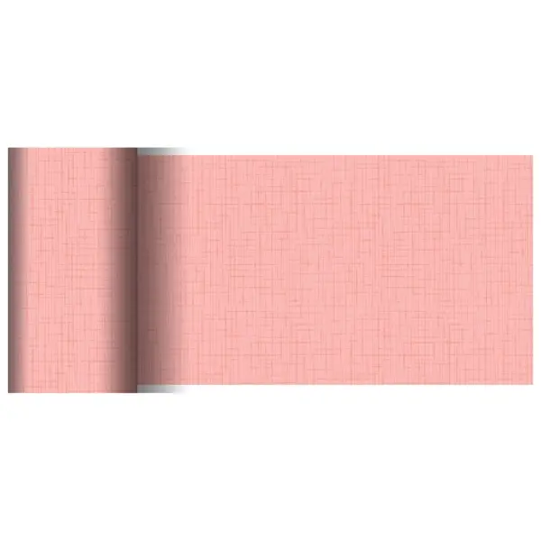 Duni Dunicel Tischläufer 15 cm x 20 m, Linnea mellow rose 1 Karton = 6 Stück
