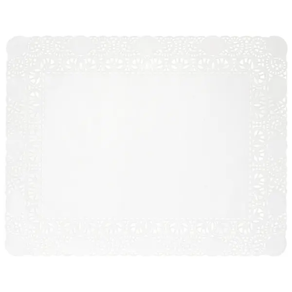 Duni Deko-Spitzenpapier 20 x 30 cm weiss 1 Karton = 8 x 250 Stück