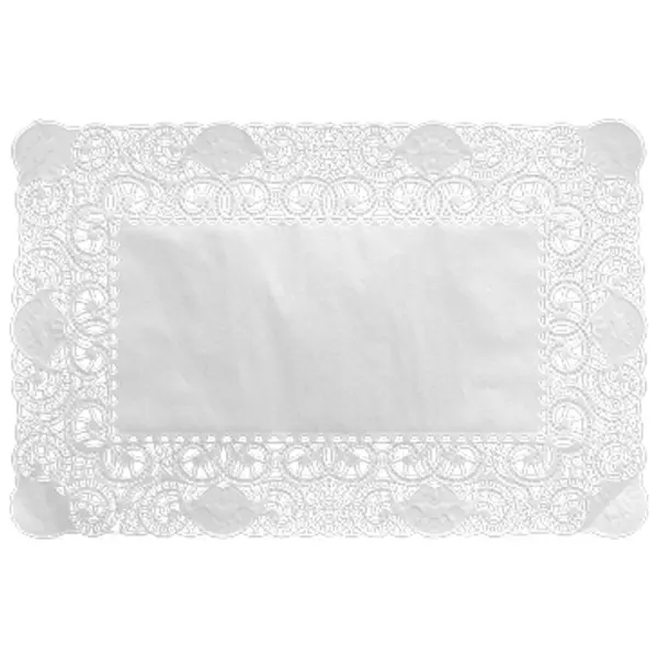 Duni Deko-Spitzenpapier 30 x 40 cm weiss 1 Karton = 4 x 250 Stück