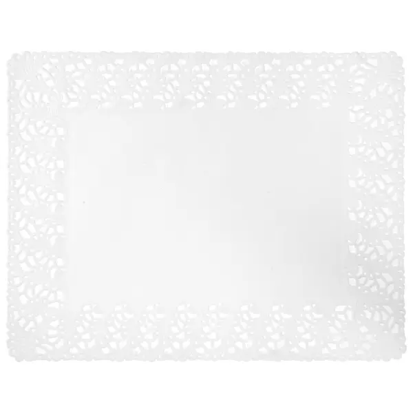 Duni Deko-Spitzenpapier 35 x 45 cm weiss 1 Karton = 4 x 250 Stück