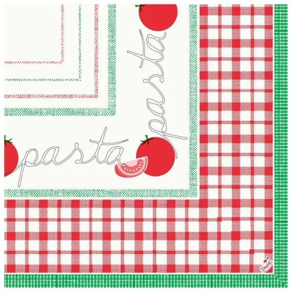 Duni Zelltuch Serviette Klassik 4-lagig, 40 x 40 cm, 1/4 Falz, Alberto 1 Karton = 6 x 50 Stück