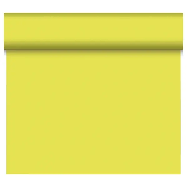 Duni Dunicel Tete a Tete Tischläufer 40 cm x 24 m, kiwi 1 Karton = 4 Rollen