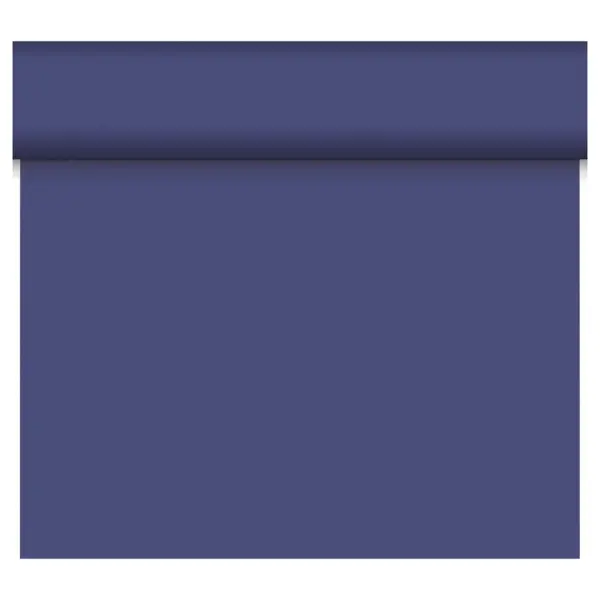 Duni Dunicel Tete a Tete Tischläufer 40 cm x 24 m, dunkelblau 1 Karton = 4 Rollen