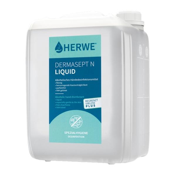 HERWE Dermasept N Liquid alkoholisches Händedesinfektionsmittel 5 l Kanister