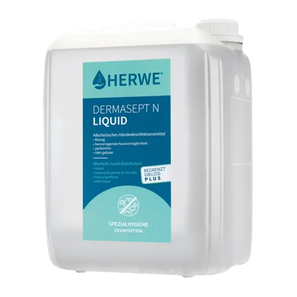 HERWE Dermasept N Liquid alkoholisches Händedesinfektionsmittel 5 l Kanister