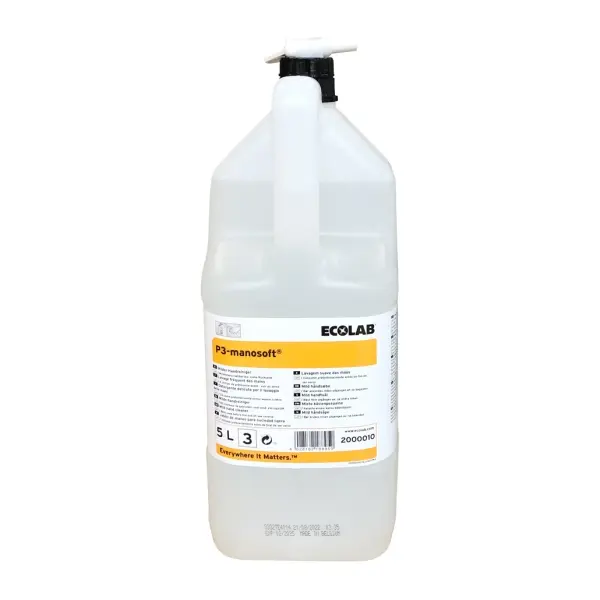 ECOLAB P3 Manosoft Handreiniger für normal verschmutzte Hände 1 Karton = 4 x 5 l