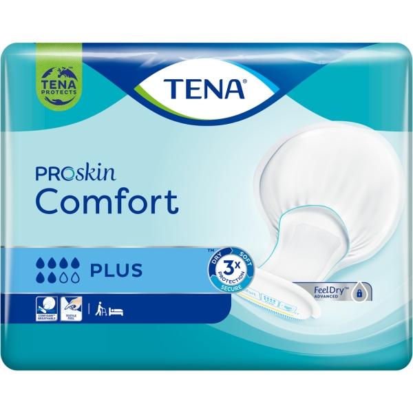 TENA ProSkin Comfort Plus Atmungsaktive Vorlagen für Fixierhosen 1 Beutel = 46 Stück