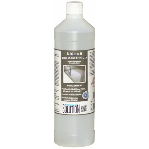 SOLUTION Ultima R für Edelstahloberflächen 1 l Flasche