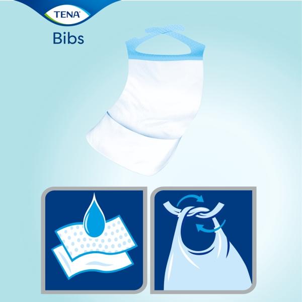 Bild 1 TENA Bibs Einmal-Schutzservietten Gr. L