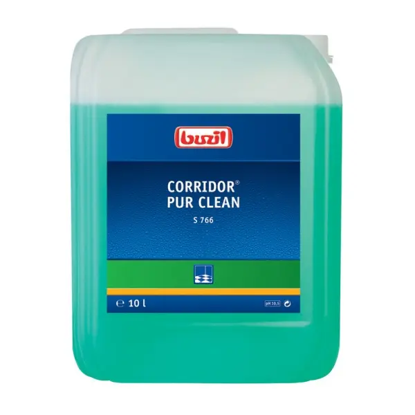 Buzil Corridor® PUR Clean S 766 Bodenunterhaltsreiniger für PUR-Vergütungen 10 l Kanister